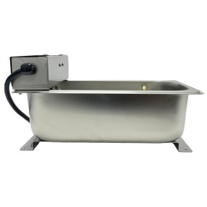 Supco CP804A2L 4.5 QT 120V Commercial Refrigeration Condensate Evaporator Pans A2L Dissipation Rate / Day 8 Gal. 1.000W, 8.3A  13 in L x 7 in W x 4 in H Replace: CP801 DM010-1S