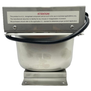 Supco CP804A2L 4.5 QT 120V Commercial Refrigeration Condensate Evaporator Pans A2L Dissipation Rate / Day 8 Gal. 1.000W, 8.3A  13 in L x 7 in W x 4 in H Replace: CP801 DM010-1S