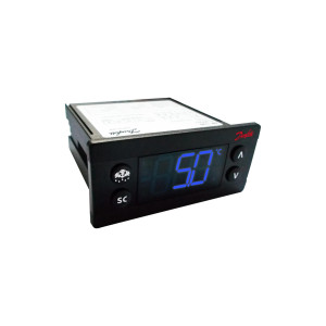 Danfoss 080G3499 ERC 112D Refrigeration Controller for Glass Door Merchandisers, Commercial Refrigerators and Freezers, 110/220 V, 4 Relay Outputs, 2 Temperature Sensor Inputs, Sensors Not Included
