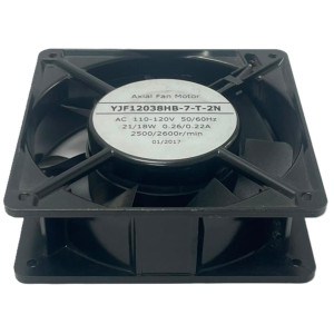 Oyon Motor OER1202 YJF12038HB-7-T-2N, AC 110-120 V, 50/60 Hz, 21/18 W, 0.26/0.22 A, 2500/2600 r/min