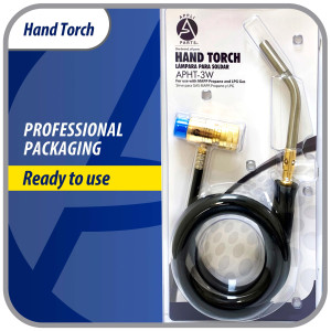 Appli Parts APHT-3W soplete boquilla para soldar o fundir con mapp o propano incluye manguera de 5 pies de largo y manilla, antorcha, lampara para soldadura blanda y fuerte para HVAC y plomeria