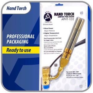 Appli Parts APHT-1D2 Soplete Boquilla de Soldar, Antorcha, Lampara doble para usar con Propano o Mapp para usos en plomeria electricidad refrigeracion aire acondicionado y mas