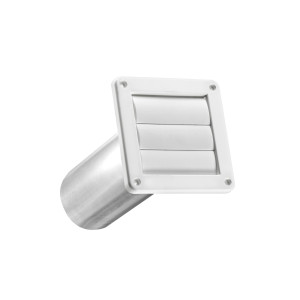 Lambro 267W-B White Plastic Louvered Vent 4 inch
Replace 267W