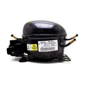 Embraco EMU40CLP1 1/8 HP Compatible with R600a, Fractional Refrigeration Compressor LBP 115/1/60 (V/Ph/Hz)