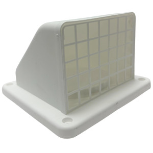 Lambro 1375W-R 4 in x 8 ft Wall Vent Kit for Dryer, Bathroom Fan and General Ventilation, Flame Resistant Semi-Rigid Duct UL 2158A, Hood with Damper and Screen, Replaces 316WUL and 316W