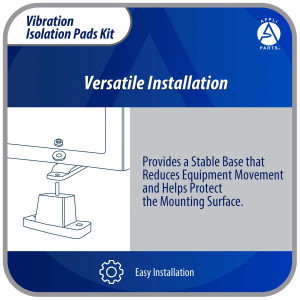 Appli Parts APAB-AFR2 Kit Anti Vibration Shock Absorbing Rubber Mounting for condensing units 4.17x2.13x1.38in Supports up to 75 kg
