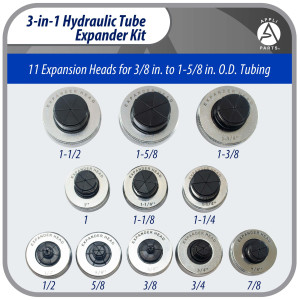 Appli Parts APT-FT300L Expansor Hidraulico, Corta Tubo y Desbarbador para tuberias 3/8, 1/2, 5/8, 3/4, 7/8, 1, 1-1/8, 1-1/4, 1-3/8, 1-1/2, 1-5/8 pulg para Cobre, Aluminio y otros materiales blandos