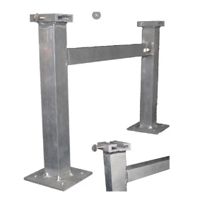The Metal Shop 7-624 Base Aluminio Solo Pata 24 pulg