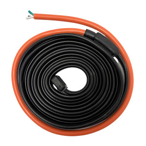 Appli Parts APDH-HB18-1 Pipe and Drain Heater Cable 120 V, 126 W, 18 ft, Anti-Freeze Heating Cable for Cold Room, Walk-In Cooler, Freezer and Refrigeration, 7 W/ft