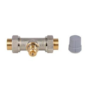 Danfoss 013G8044 Straight Thermostatic Radiator Valve Union F.sweat 3/4 in