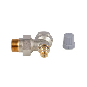 Danfoss 013G8024 Side Angle Thermostatic Radiator Valve 1 in
