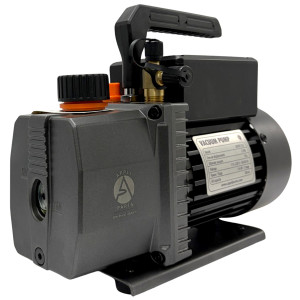 Appli Parts APVCP-313 HVAC Vacuum Pump 3.0 CFM 1/4 HP 1 Stage 115/220 V 50-60 Hz for Heating, Air Conditioning, Automotive AC and Refrigeration, 1/4 and 3/8 in Inlets