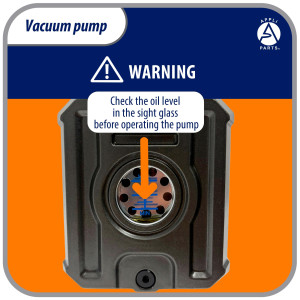 Appli Parts APVCP-1423 HVAC Vacuum Pump 14.0 CFM 1 HP 2 Stage 115/220 V 50-60 Hz for Heating, Air Conditioning, Automotive AC and Refrigeration, 1/4 and 3/8 in Inlets