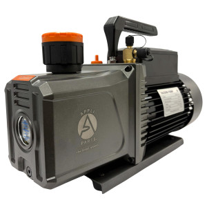 Appli Parts APVCP-1423 HVAC Vacuum Pump 14.0 CFM 1 HP 2 Stage 115/220 V 50-60 Hz for Heating, Air Conditioning, Automotive AC and Refrigeration, 1/4 and 3/8 in Inlets