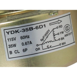 Fan Motor for Window Type Air Conditioning YDK-35B-6A