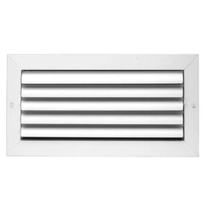 Laminaire L-CL1M1206 12x6 1-Way, White, Curved Blade, Ceiling Diffuser with ML Damper