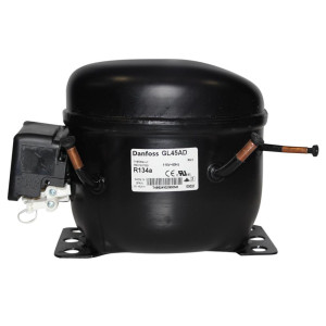 Danfoss GL45ADA 1/6HP Compatible with R134a, Fractional Refrigeration Compressor LBP 115/1/60 (V/Ph/Hz) 123B1153