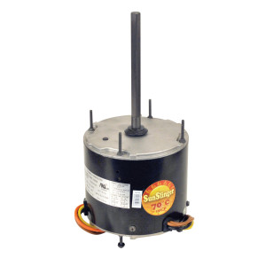 MARS 20727 1/6HP 1075rpm Motor para Unidad Condensadora de Aire Acondicionado, Alta Temperatura, 6 polos, 1 eje, TEAO, 1 Velocidad, Diametro 5.5 in, Reversible, 208-230 V, 60 Hz, 1 Ph, 5mfd/370 VAC