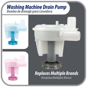 Appli Parts WP6-2022030AP Washing Machine Drain Pump Compatible with Whirlpool replaces 202203, LP117, 200724, 202204, 202532, 202540, 2-0724, 2-11054, 2-2203, 2-2204, 2-2532, 2-2540, 2-737, 200737