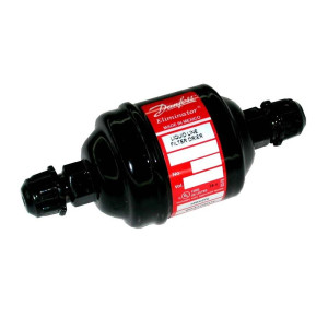 Danfoss 023Z5003 3/8in Liquid Line Refrigerant AC Filter Drier hvac refrigeration Flare 2.8-4.1tons Unidirectional 5-3/16in Long 2-1/4in Wide DCL 053