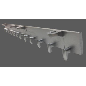 Mounting Metal / Aluminum Hanger Hardware Quickmounthd for Pvc Strip Rolls 2ft / 0.6mts Section (10 per Box)