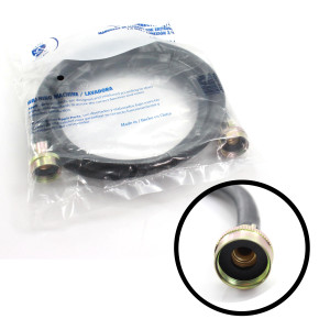 Appli Parts APIH-1034 10 ft Washing Machine Inlet Hose with 2 Seals or Rubbers, 3/4 in Female Fitting Straight Connectors