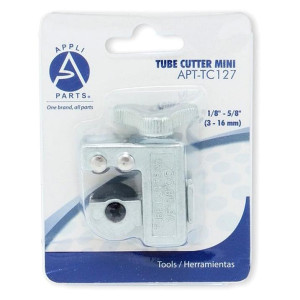 Appli Parts APT-TC127 1/8 in to 5/8 in Mini Tube Cutter for Copper, Aluminum, Steel, PVC and other soft metal pipe for Plumbing and HVAC/R Professionals and DIY Applications 