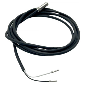 Danfoss EKS 221 Sensor de Temperatura para Controlador Electronico 1.5 m, NTC 10000 Ohm, -50 a 110 C (-58 a 230 F), IP68, AISI 304, 084N3200