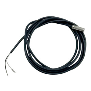 Danfoss EKS 221 Sensor de Temperatura para Controlador Electronico 1.5 m, NTC 10000 Ohm, -50 a 110 C (-58 a 230 F), IP68, AISI 304, 084N3200