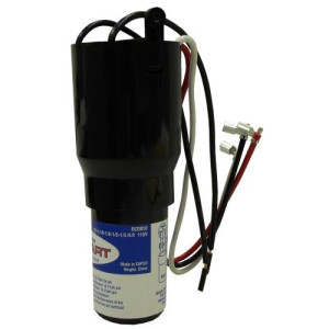 Supco RCO810 1/12 to 1/5 HP, 110 to 125 VAC, 3 in 1 Solid-state Hardstart Relay, includes relay, overload, and start capacitor. Used refrigeration systems with or without run capacitors
