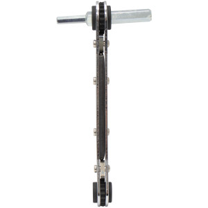 Uniweld 70022 Ratchet Wrench, 1/4 and 3/16 in Square opening, 3/8 and 5/16 in Square opening, with 3/16 and 5/16 in Dual Hex Valve Adapter