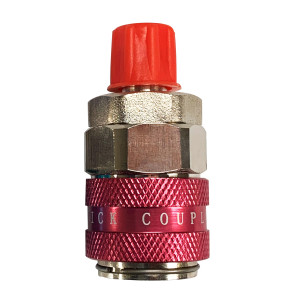 Appli Parts APQC-134K Quick Coupler Kit R-134a Adapters for automotive Air Conditioning Charge includes 1/4 in Hi and Low Straight professional grade pressure connections 