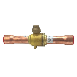 Danfoss Valvula de Cierre tipo Bola de conexion soldable de 7/8pulg GBCH 22s, Compatible con R744, CO2, MWP 1305psi WT -40C a 100C 009L7420 Remplaza 009G7420


