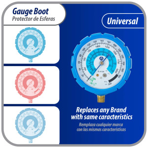 Appli Parts APMG-GBB 2.5 in Blue Protective Gauge Boot for Manifold Gauge Low pressure