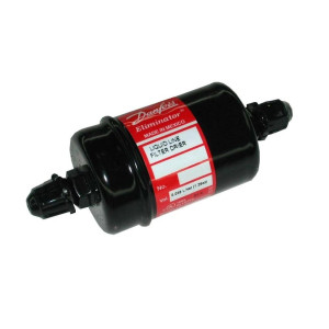 Danfoss 023Z5000 1/4in Liquid Line Refrigerant AC Filter Drier hvac refrigeration Flare 1.5-2tons Unidirectional 4-5/16in Long 1-13/16in Wide DCL 032