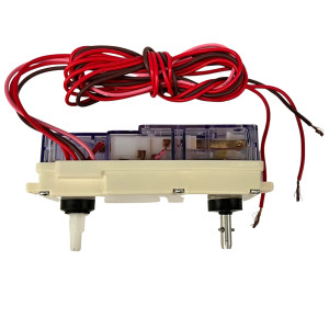 Appli Parts 83028 Timer Washing Machine 4 Cables 2 Knobs, Clear, replaces LG, Samsung, Daewoo, Nisato, Daka, Sankey, Pulley, Hitachi y otras marcas