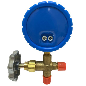 Appli Parts APMG-A2L Low Pressure Compatible with R12, R134a, R22, R404A, Analog Single Manifold Celsius Temperature Scale 