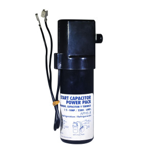 Appli Parts APHS-8 Relay de Arranque, Capacitor y Termico amplificador de potencia para aire acondicionado de 1/12-10 HP y compresores de 110-220 Voltios 1 Ph hasta 690 porciento de torque