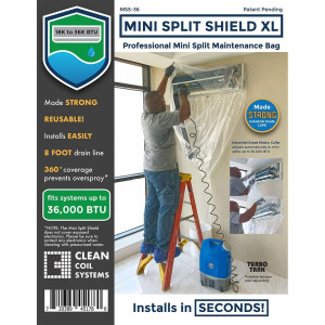 Babero Plastico Para Limpiar Mini Split Xl 18-36, Para Sistemas 18000btu Hasta 36000btu
Sirve NuCalgon CleanGuard 4150-02
