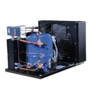 Danfoss LCZC0151UWF300N Condensing Unit Copper Coil Aluminum Fins 1.5HP LBP 230V/1Ph/60Hz Compatible with R404A, 1 Fan with Reciprocating Compressor NTZ48-1 114N6725