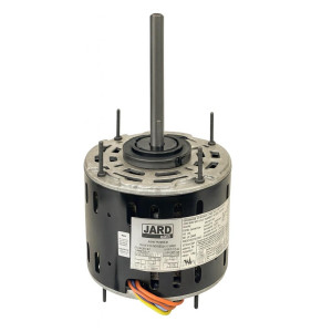 Jard 22467 Motor para Evaporadora de Aire Acondicionado Multi Capacidad 1/5-3/4 HP 1075rpm 208-230V/60Hz/1Ph 6 Polos 1 eje OAO Cerramiento 4 velocidad