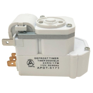 Appli Parts APDT-6171 6 hr, 17 min, 110 V, 50/60 Hz, Defrost Timer Pin 1-234 for Asian Style Refrigerators replaces DBZ-617-1D4, NUV-617, GG15JB2002A and others