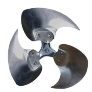 Aspa Revcor de Aluminio 20pulg 3 Alas 34grados con centro fijo de 1/2pulgada CW (Reemplaza Carrier L01RA033 40421 602054 606436 607432
