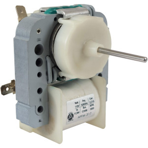 Appli Parts APFM-317 11.5 W Fan Motor, 110 V, 50/60 Hz, 0.21 A, 3000 rpm, CCW rotation for Refrigerator Evaporator replacement for original part numbers WR60X30349, WR60X190, WR60X182 and others