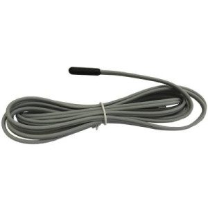 Full Gauge SB-41 Sensor de Temperatura 2.5 m (8.2 pies), Gris, Sensor NTC con cable de polyester termoplastico y aislado separado. Rango de Temp -50 a 105 C (-58 a 221 F)