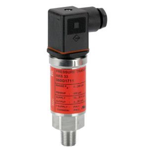 Danfoss Transmisor De Presion, 0-200 Psia 4-20ma, Tipo: Aks 33, Conexion Presion: 1/4-18, Tipo De Conector: Npt, Conexion Electrica Tipo : Pg 9, Conexion Electrica: Din-Plug 060g1711