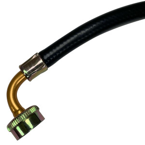 Appli Parts APIH-5934E 5 ft Washing Machine Inlet Hose 5 with 2 Seal or Rubbers, with 3/4 in Female Fitting, Straight and 90 Degree Elbow connectors
