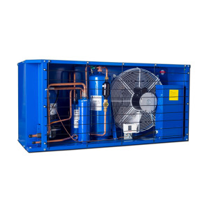Danfoss OP-HGZ064D40N Unidad Condensadora Microcanal 5.5HP MBP 230V/1Ph/60Hz R134a,R404A,R448A,R449A,R452A,R513A Lubricante POE 2 Ventiladores Gabinete con Compresor Reciprocante MTZ064-1 115N0656

