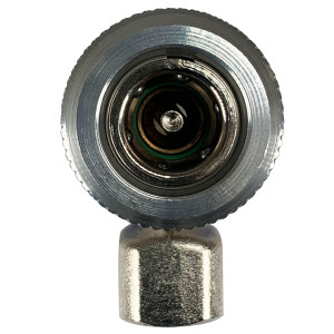 Appli Parts APQC-13LH Quick Coupler Compatible with R134a, Low for Automotive Air Conditioning Charging and Service Blue 1/4 in Bronze Adapter