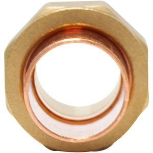 NDL N-8004 Union 7/8 pulg Accesorios de tuberia de cobre C x C Conexiones soldadas para aplicaciones de aire acondicionado, calefaccion y Ventilacion